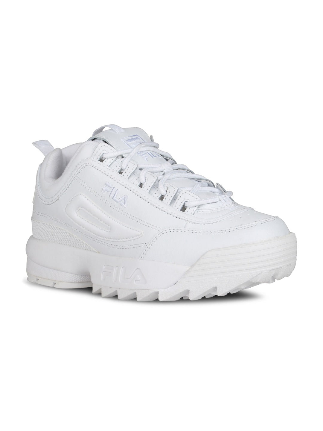 Fila Peacoat Disruptor II Premium Women's Sneaker (White 3)