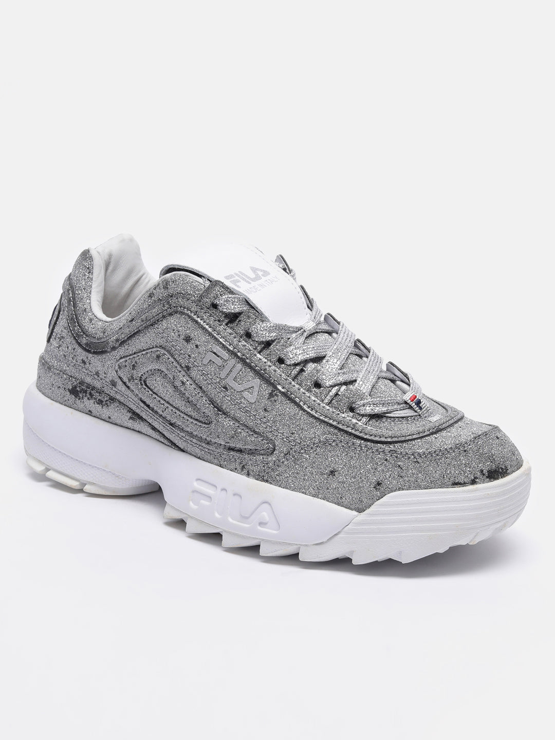 Fila Black Disruptor 2-Made In Italy Women's Sneakers (White 3)