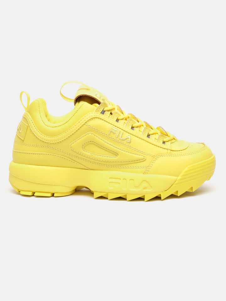 Fila Yellow Disruptor II Women's Sneakers