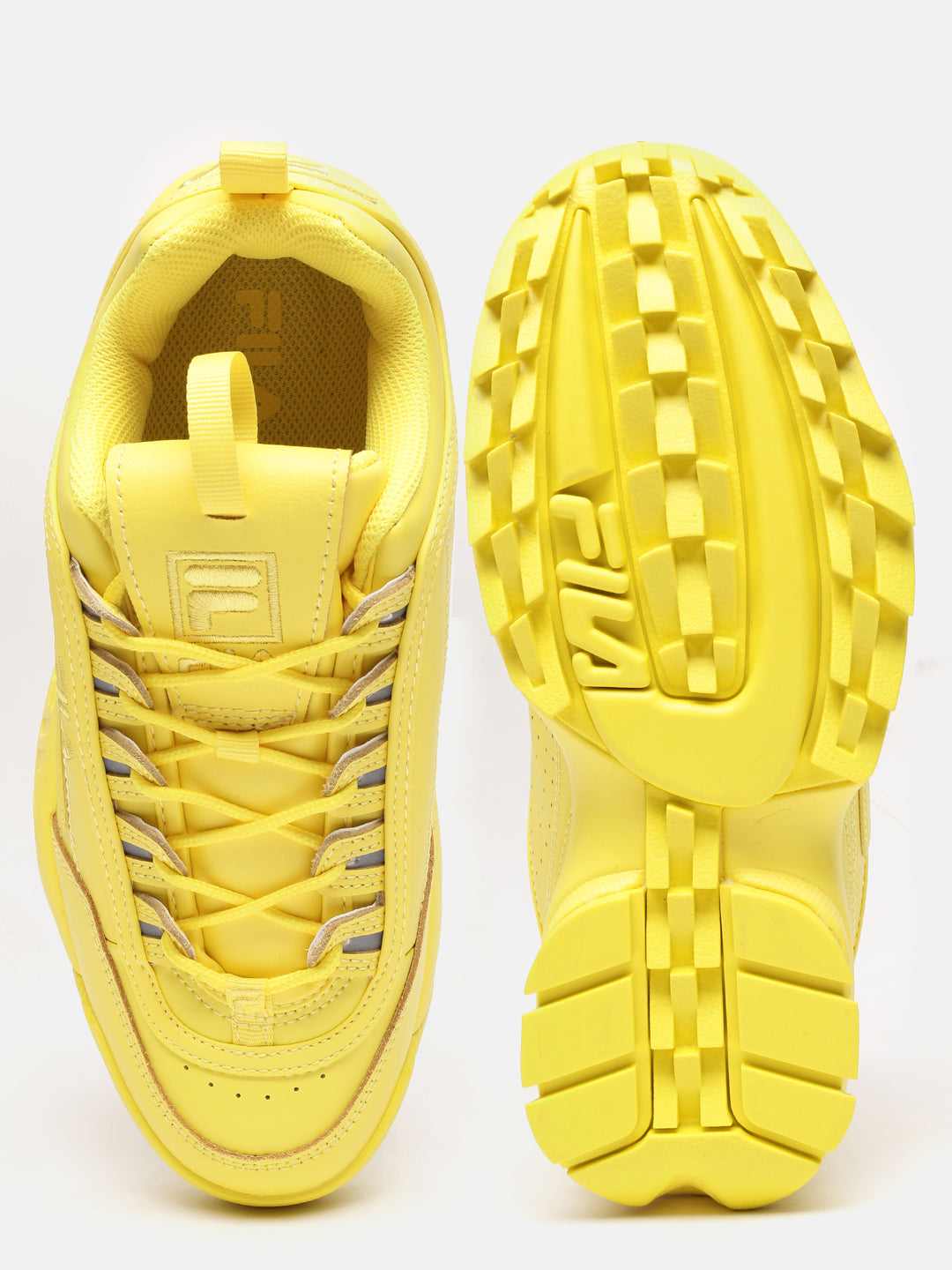 Fila Yellow Disruptor II Women's Sneakers