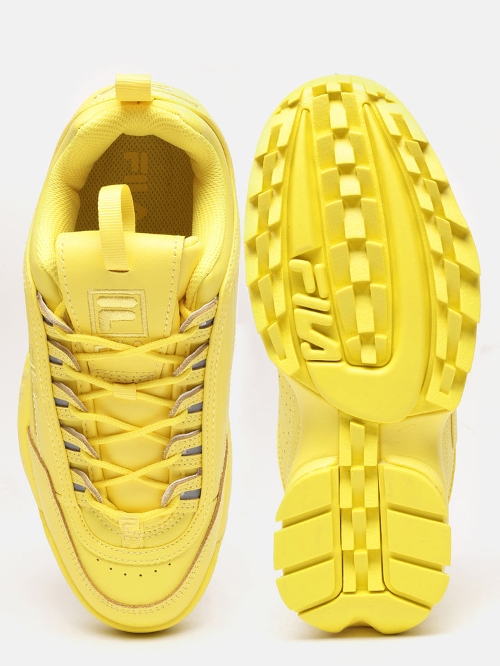Fila Yellow Disruptor II Women's Sneakers