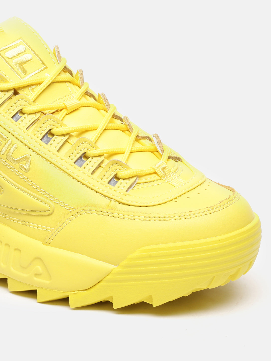 Fila Yellow Disruptor II Women's Sneakers