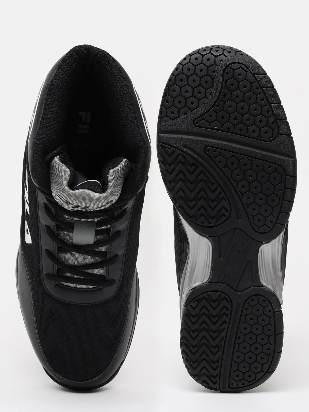Fila Grey Alonzo Men's Basketball Shoes