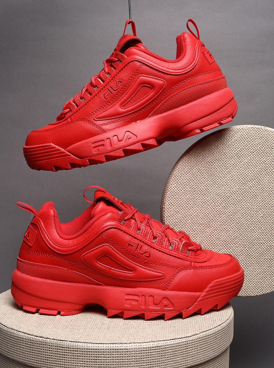 Fila Red Disruptor II Premium Women's Sneakers