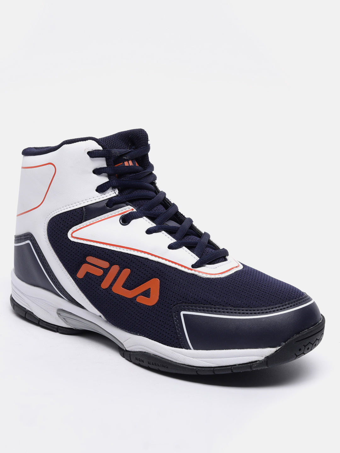 Fila Grey Idris Men's Basketball Shoes (Peacoat 6)