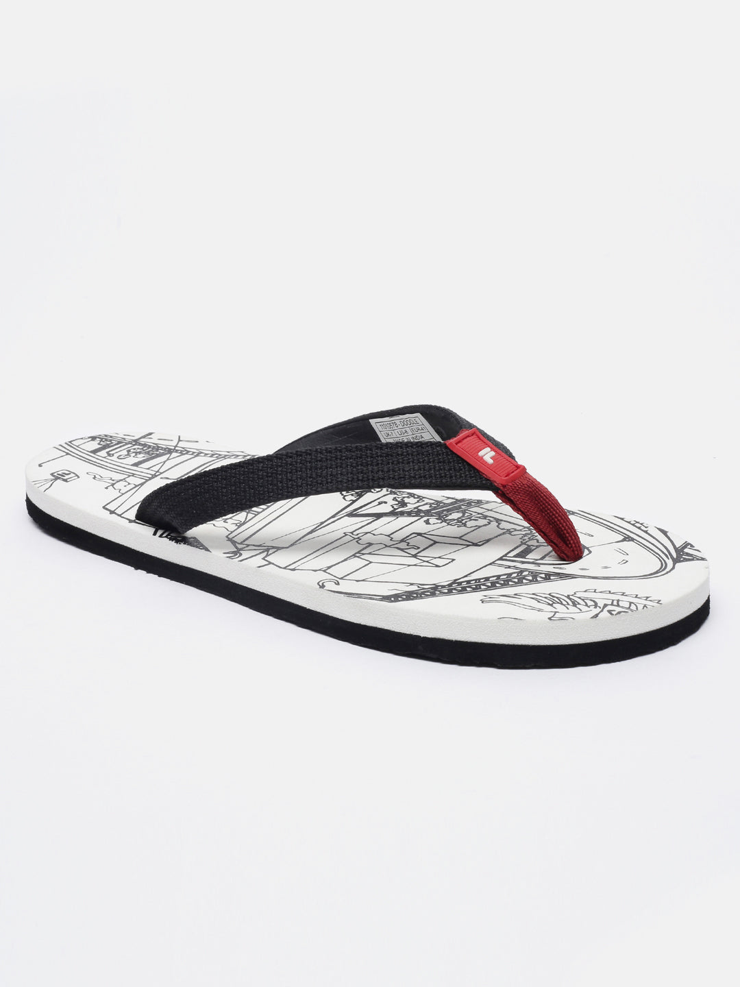 Fila Black Polyurethane Men's Slipper main image 1