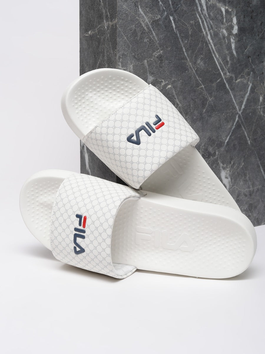 Fila Savil White Slides For Men