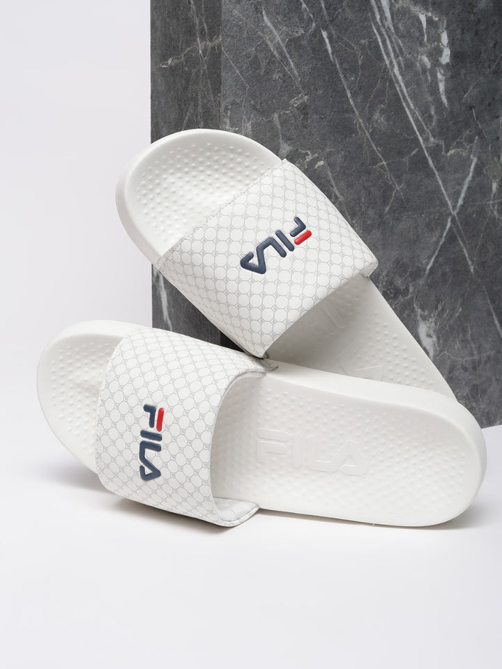 Fila Savil White Slides For Men