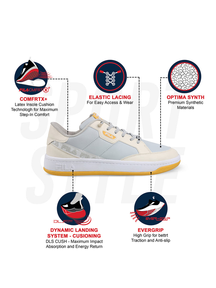 Fila Mens Remy Cream Sneakers
