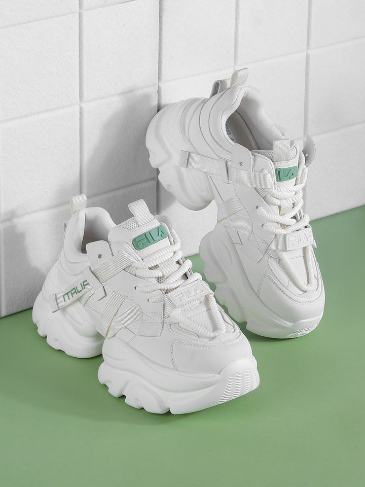 Fila Womens Envi Halli Off White Sneakers