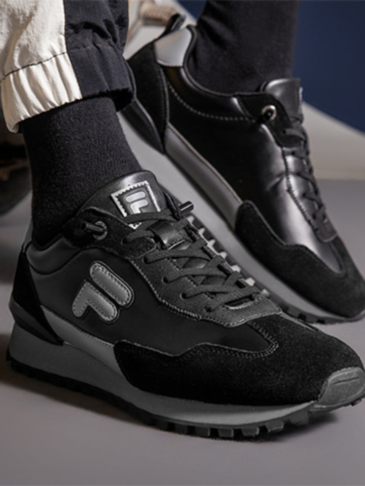 Fila Mens Retro-Jo Reflect Black Sneakers
