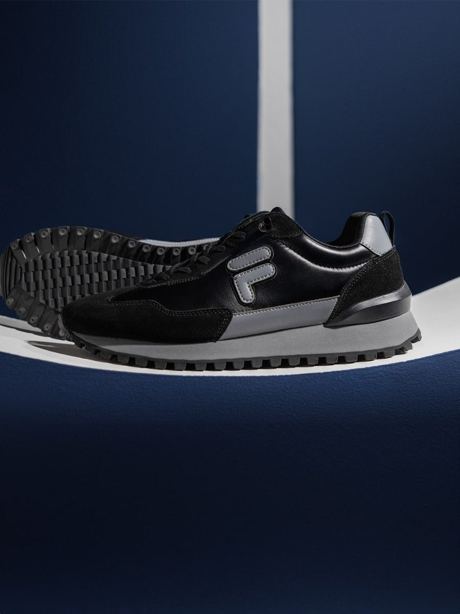 Fila Mens Retro-Jo Reflect Black Sneakers