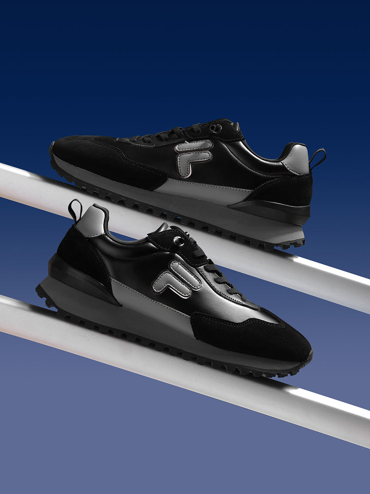Fila Mens Retro-Jo Reflect Black Sneakers