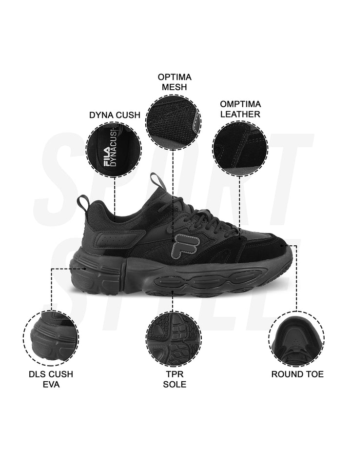 Fila Unisex Ri-Tss Ballad Black Sneakers