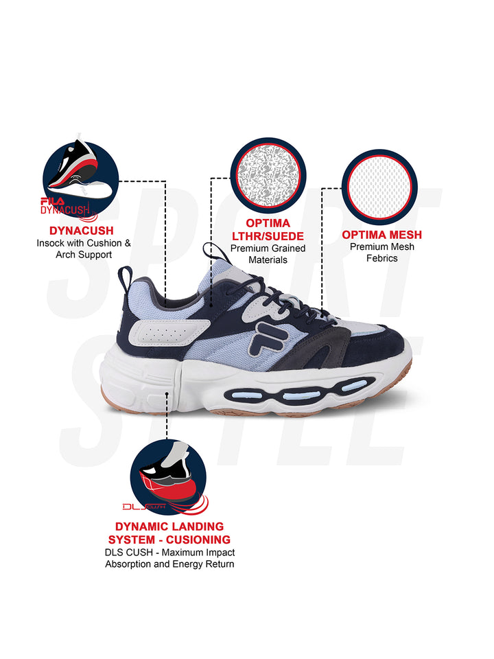 Fila Unisex Ri-Tss Ballad Blue Sneakers
