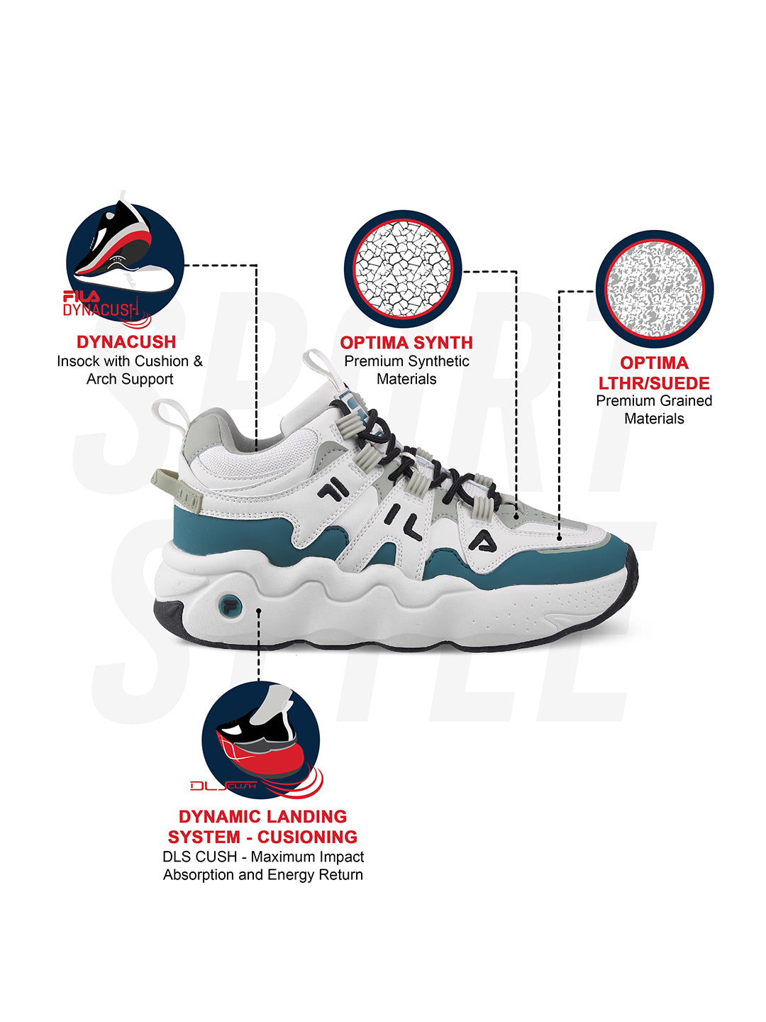 Fila Unisex Ri-Tss High III Off White Sneakers