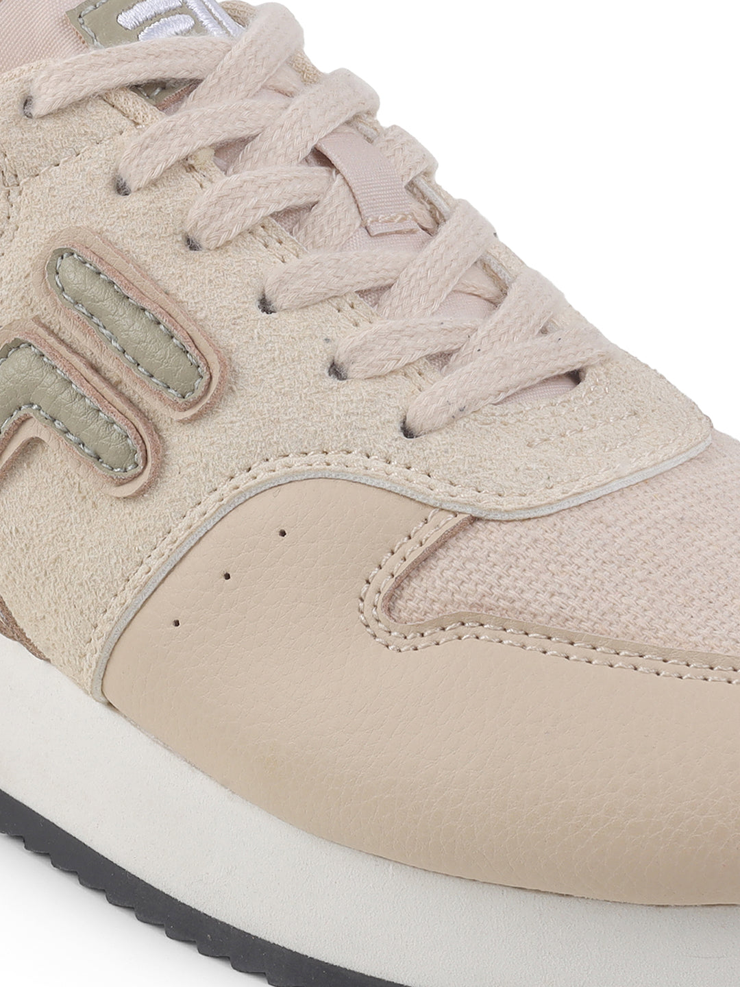 Fila Men Beige Retro-Jo Textile Shoes
