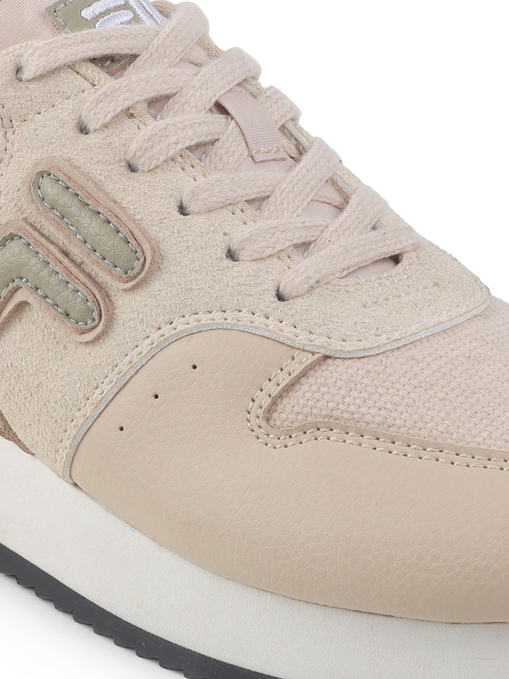 Fila Men Beige Retro-Jo Textile Shoes