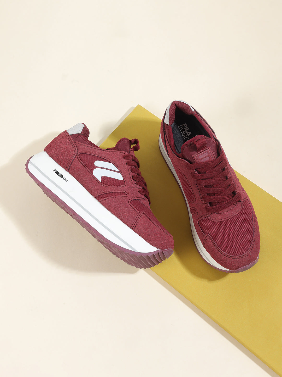 Fila Women Maroon Retro-Jo Frannie Shoes