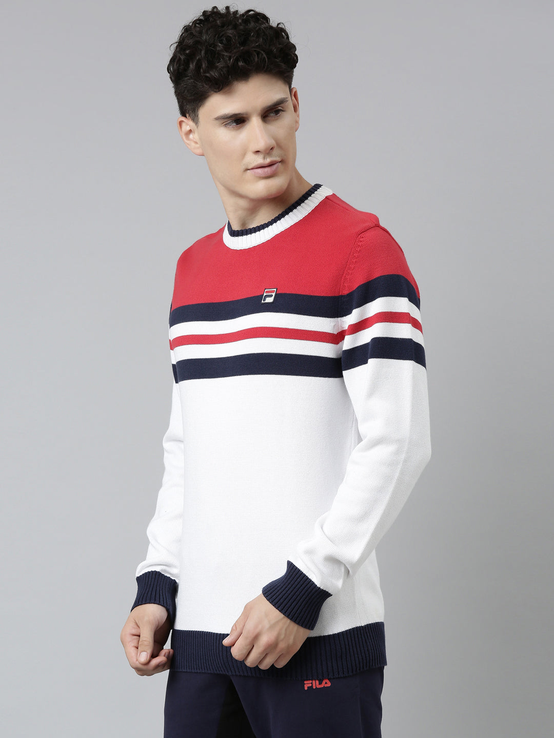 Fila White Siro Men's Cardigans