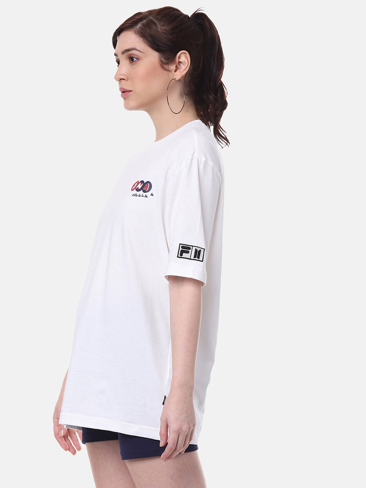 Fila Peacoat Fs2Rsc2B13X Unisex's Graphic T-shirt