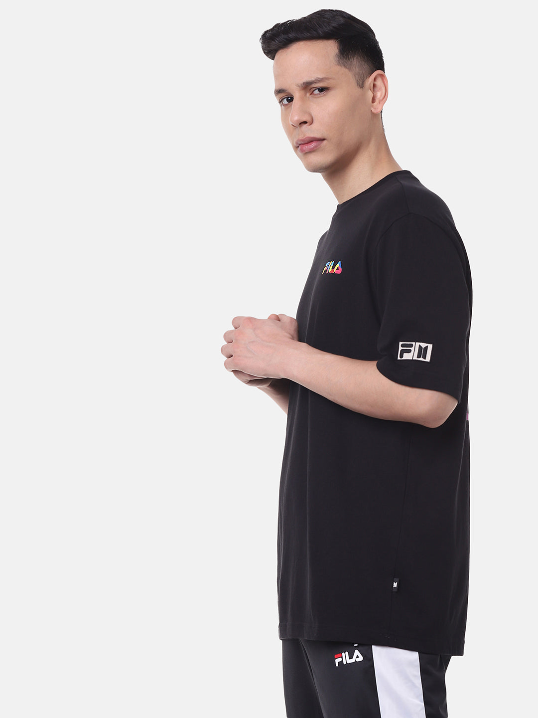 Fila Peacoat Fs2Rsc2B15X Unisex's Graphic T-Shirt