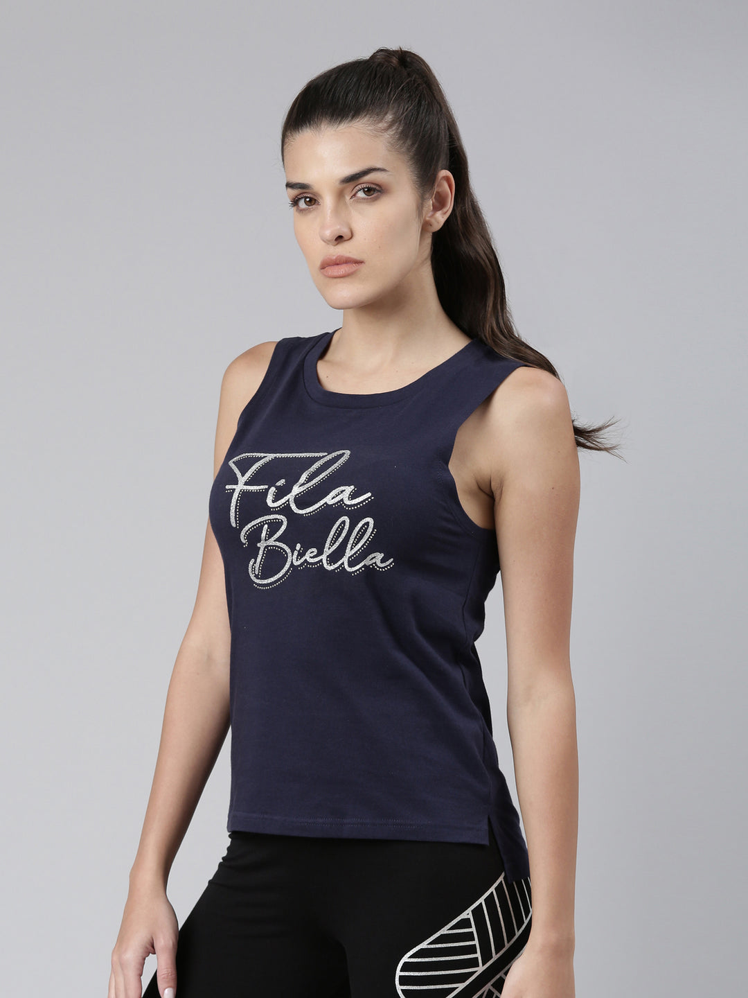Fila Grey Ligeia Women's Tank Tops