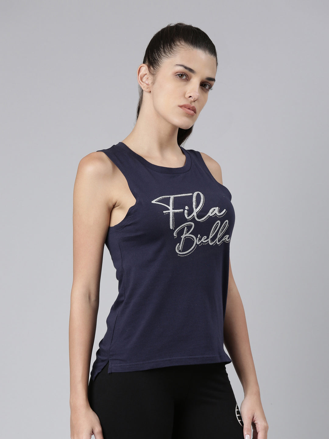 Fila Grey Ligeia Women's Tank Tops