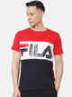 Fila Black Anwar Ss Men's Logo T-Shirt