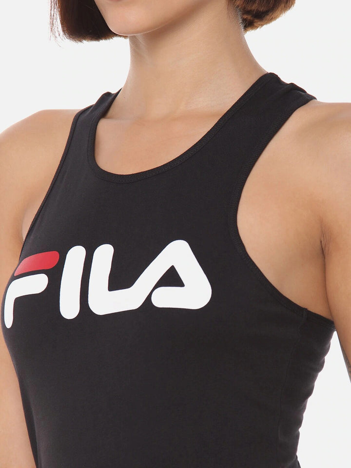 Fila Black Daisy Women's Logo Tank Top