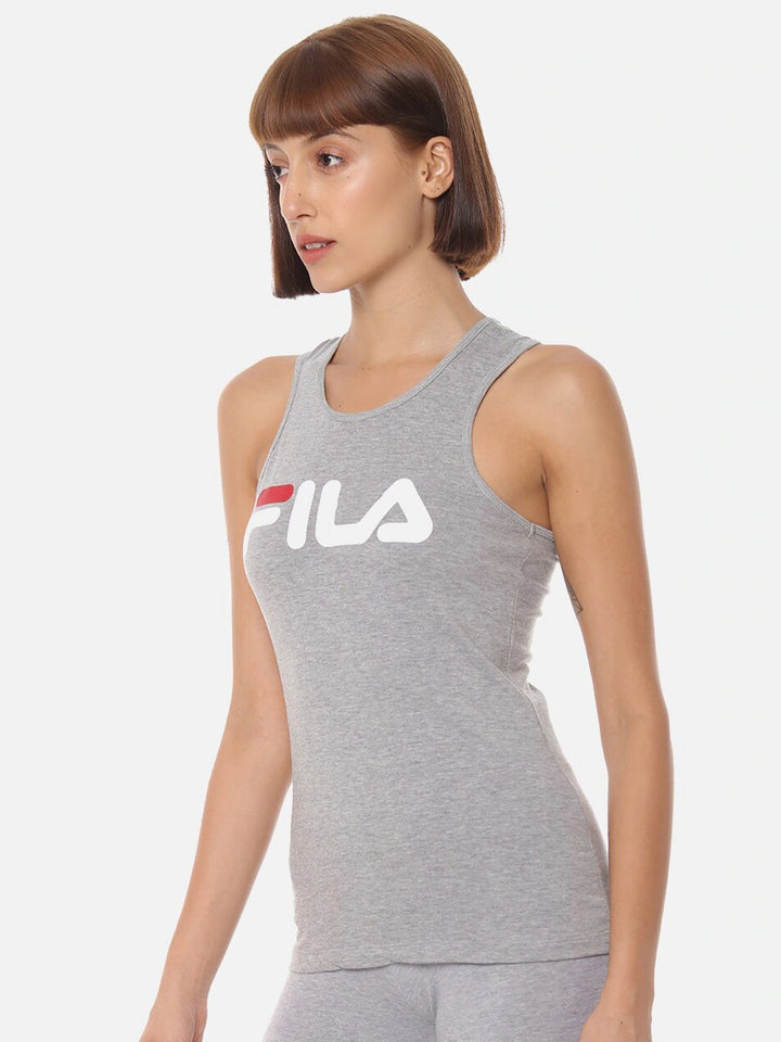 Fila Black Daisy Women's Logo Tank Top