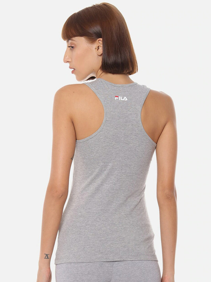 Fila Black Daisy Women's Logo Tank Top