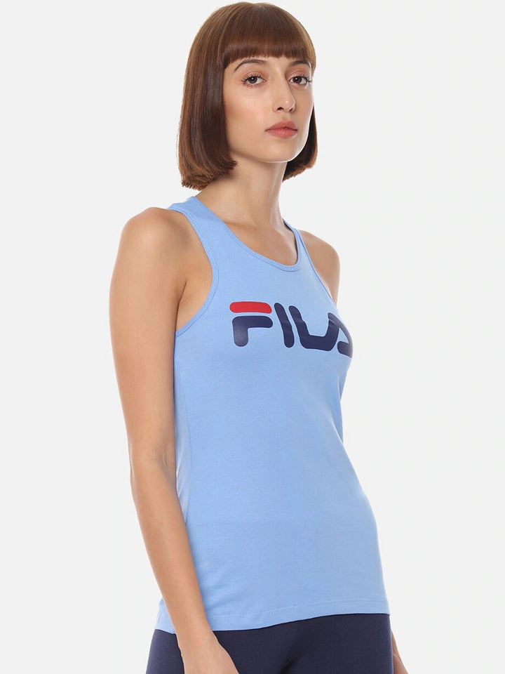 Fila Black Daisy Women's Logo Tank Top