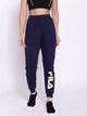 Fila White Acanthus Women's Ribbed Jogger
