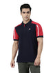 Fila Red Franklin Men's Cut and Sew Polos