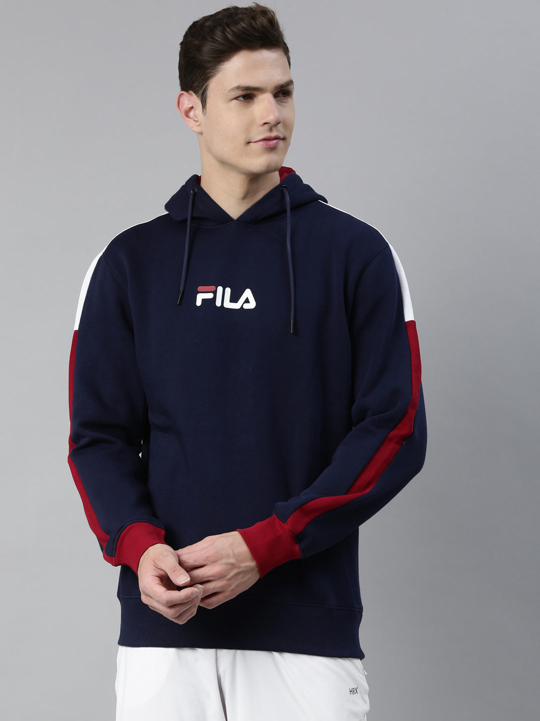 HOT Fila Mens Fila Striped Hoodie Buy Fila Red Zacklin Men's