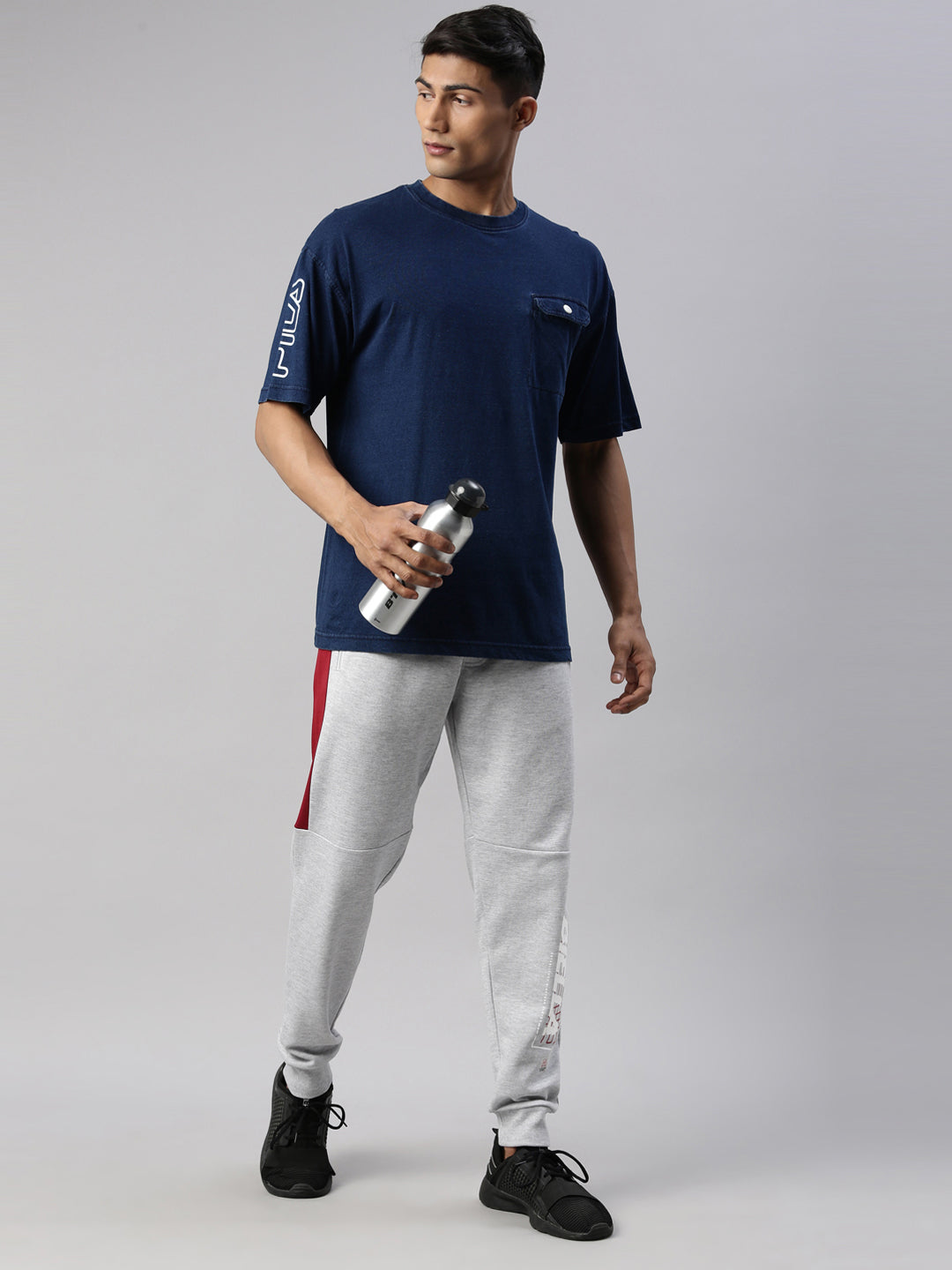 Fila Peacoat Jonas Men's Logo T-Shirt