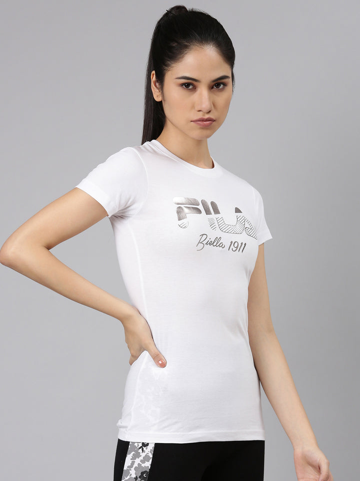 Fila Blue Saurabhi Women's Graphic T-Shirt