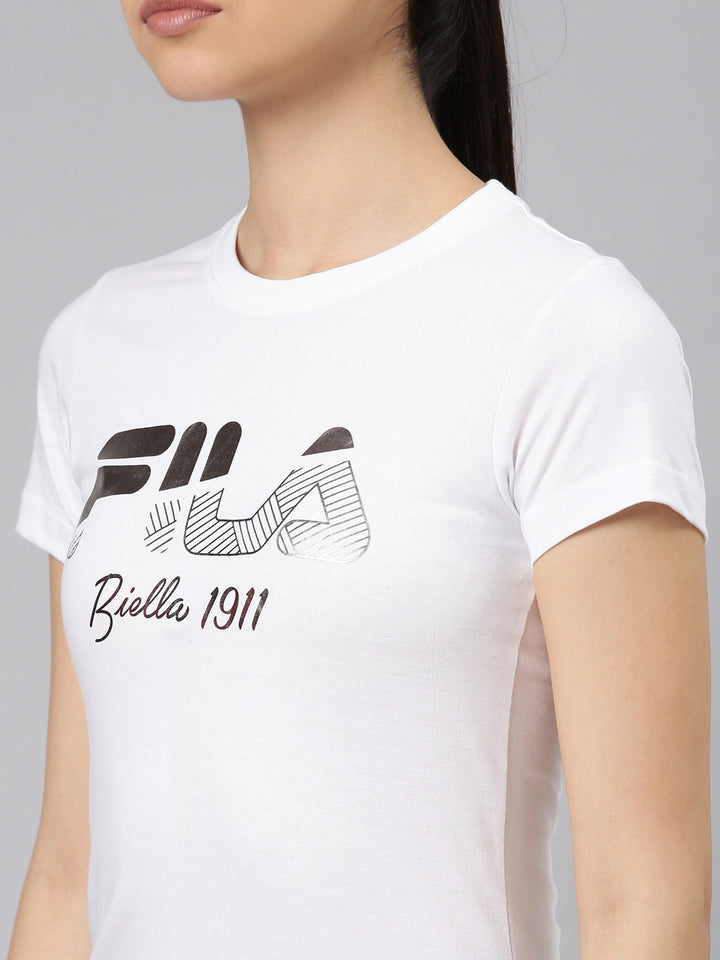 Fila Blue Saurabhi Women's Graphic T-Shirt