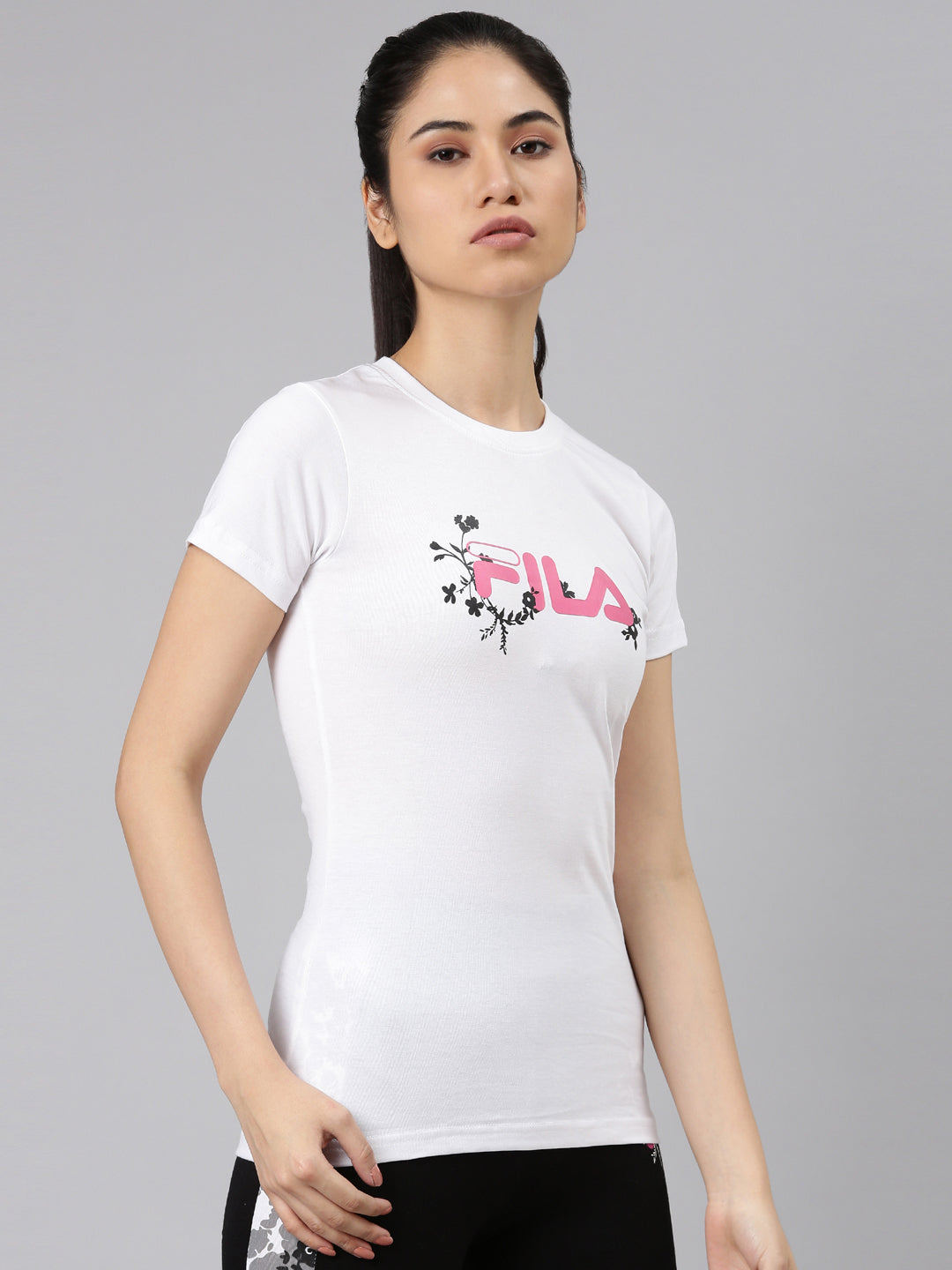 Fila Blue Anmol Women's Graphic T-Shirt