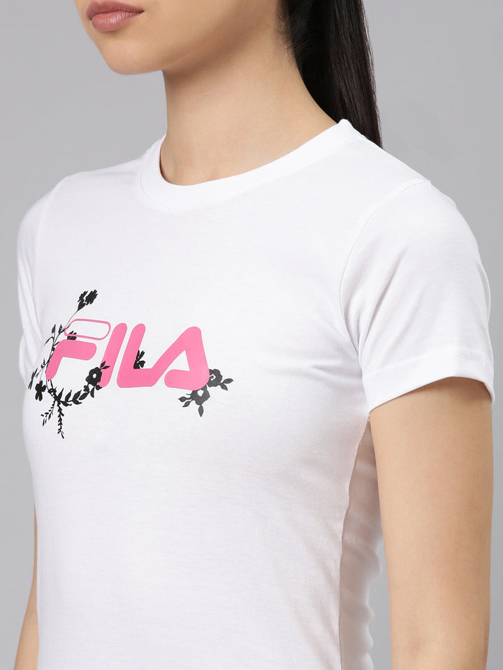 Fila Blue Anmol Women's Graphic T-Shirt