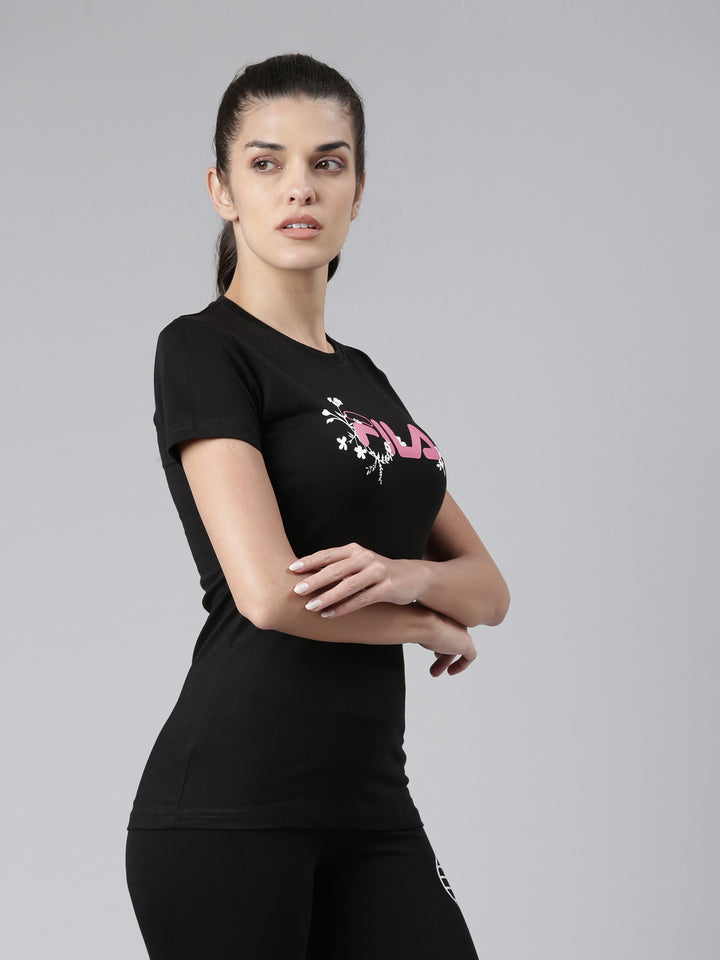 Fila Grey Anmol Women's Graphic T-Shirts