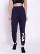 Fila White Acanthus Women's Ribbed Jogger