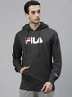Fila Black Hornbill Men's Logo Hoodie