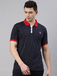 Fila Black BB1 Men's Stripe Polo