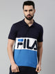 Fila Black Robbie Men's Cut And Sew Polo