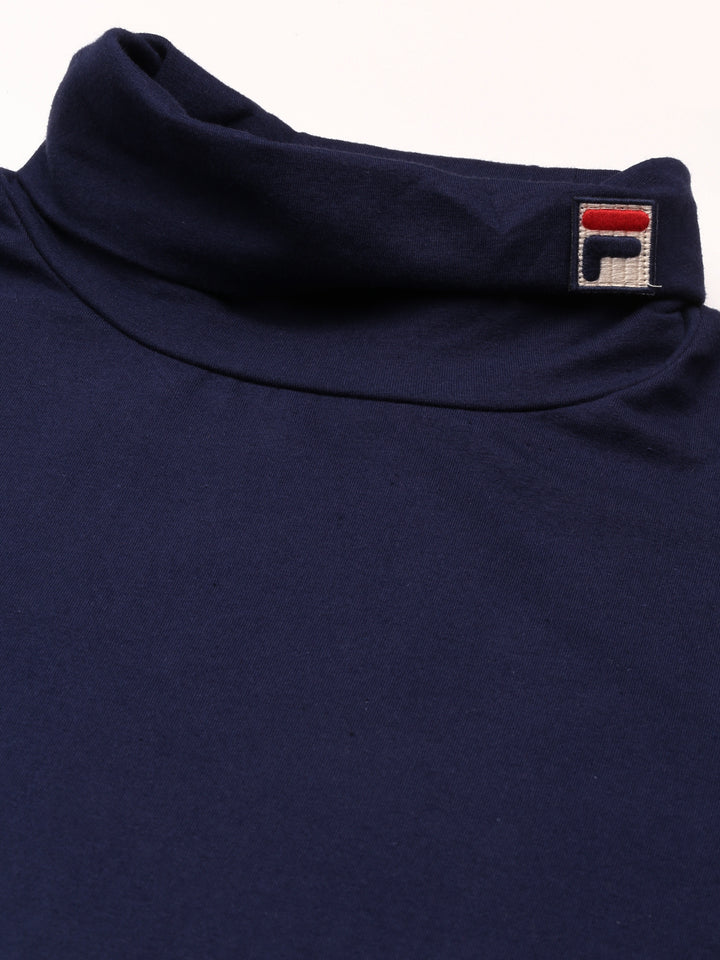 Fila Black 19Th Roll Neck Men's T-Shirt