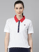 Fila Red Womens Bb1 Women's Striper Polos