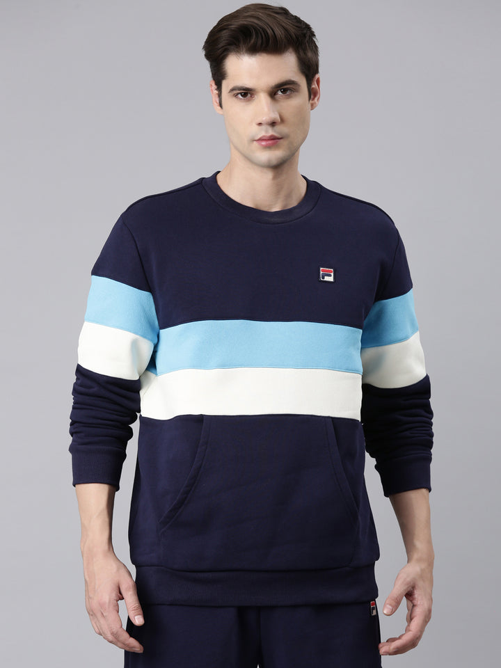 Fila Navy Roman Men's Sweat Shirt