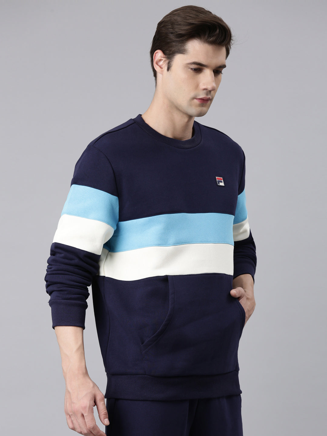Fila Navy Roman Men's Sweat Shirt